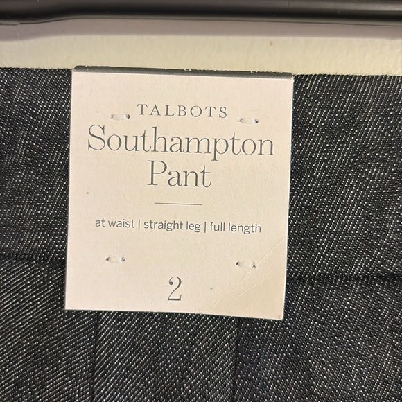 NWT Talbot’s Southhampton Denim Pant.  size 2 - Picture 5 of 7